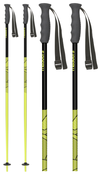 Masters Piste Skistokken Zwart/Geel – Alle maten 110-135cm – Nu €24,99