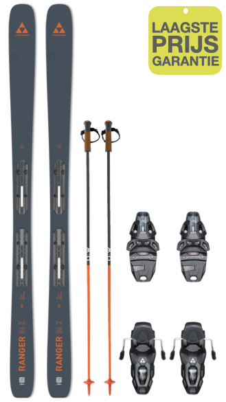 Fischer XTR Ranger 84 + bindingen & Tijdelijk: Gratis One Way stokken twv 89.95