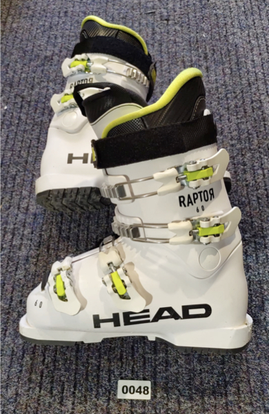 Head Raptor 60 jr maat 22/22.5  artikel nr 0048