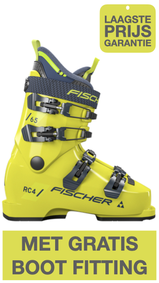Jeugd skischoenen Fischer RC4 65 JR Yellow/Yellow – Koop + Inruilgarantie.