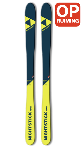 Fischer Nightstick Team Junior Ski Zwart/Geel – Van €250 nu €89 | Skicenter Fam. Coenraad