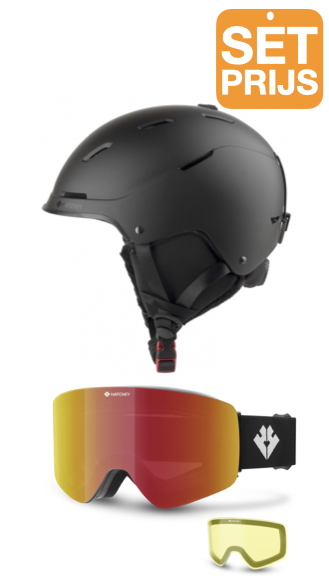 Hatchey Rage helm + Fenix Plus skibril set – Complete wintersportdeal | Skicenter.nl