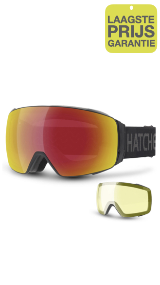 Hatchey Snipe Ski- & Snowboardbril  Red edition – Magnetisch Lenssysteem + Extra Lens