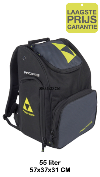 Fischer Backpack Race 55L Black/Neon Yellow – Z03522