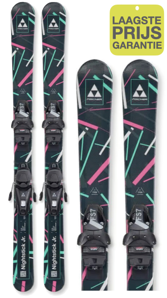 Fischer Nightstick JR 161 cm + FS7 JRS ski | Junior Freestyle Ski