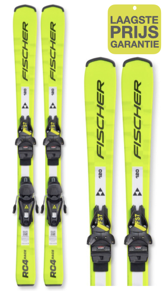 Fischer RC4 Race JR 130 cm + FS7 JRS ski P19525 | Skicenter Fam Coenraad